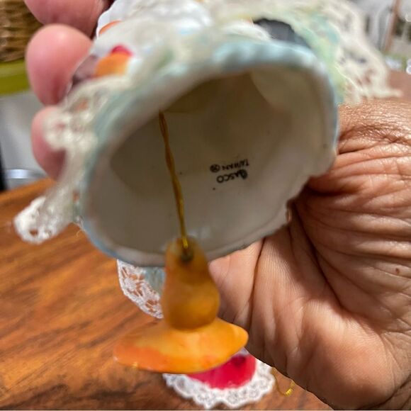 Vintage Jasco Caring Critters Chimers Bell Christmas Ornaments Set of 2 - Picture 6 of 8